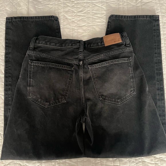 Madewell Black Low Slung Straight Women’s Size 27 - Picture 4 of 6
